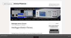Desktop Screenshot of electronicapotencia.com